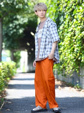 加藤元気さん（メンズ・177cm）の夏コーディネート