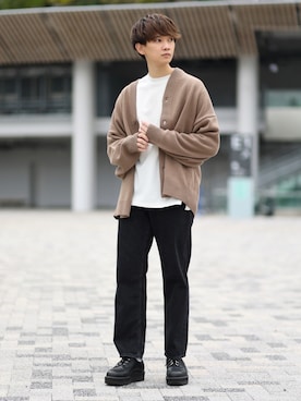 加藤元気さん(メンズ・177cm)の秋コーディネート