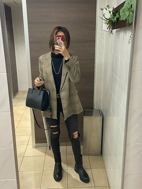 youさん（レディース・168cm）の秋コーディネート