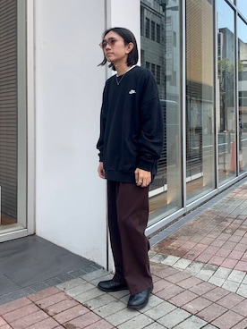 「アーバンリサーチ」｜武人さん（メンズ・167cm）の秋コーディネート