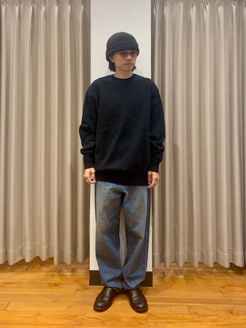 セール】Yonetomi WAVE COTTON KNIT PULLOVER（ニット/セーター