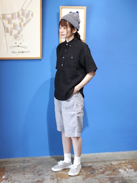 「OMNIGOD（オムニゴッド）のアイテム」を使った、D_MALL 大阪店さん（レディース・158cm）の夏コーディネート