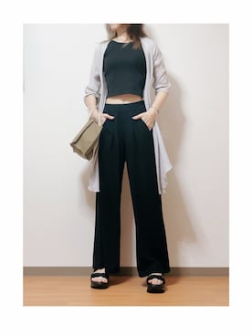 「アイテム（スポーツブラ）」を使った、yukky さん（レディース・168cm）の夏コーディネート