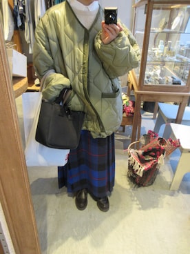 「notch.（ノッチ）のアイテム」を使った、namiさん（レディース・158cm）の冬コーディネート