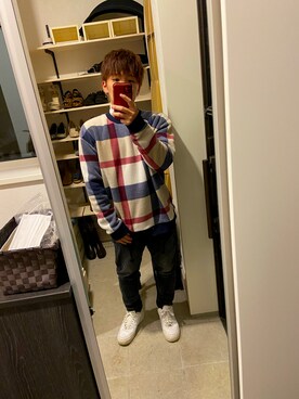 「ボアトレーナー」｜ぐっちさん（メンズ・165cm）の秋コーディネート