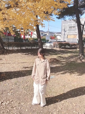「Java（ジャバ）のアイテム」を使った、a y a p y o n 𓍯﻿さん（レディース・156cm）の秋コーディネート