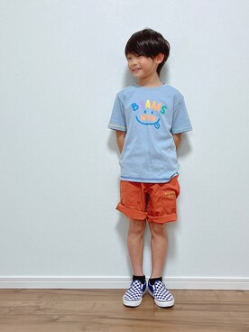 「pr」｜「アイテム（パンツ）」を使った、SGRさん（キッズ・127cm）の春コーディネート