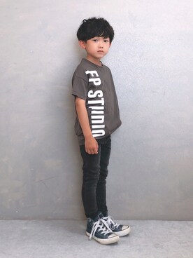 「F.P（エフピー）のアイテム」を使った、SGRさん（キッズ・110cm）の夏コーディネート