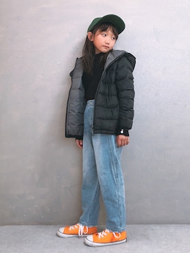 「classicalelf（クラシカルエルフ）のアイテム（トップス）」を使った、SGRさん（キッズ・120cm）の冬コーディネート