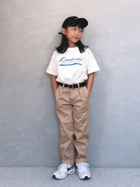 「SHIPS any（シップス エニィ）のアイテム」を使った、SGRさん（キッズ・120cm）の夏コーディネート