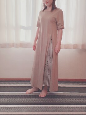 「CONVERSE TOKYO（コンバーストウキョウ）のアイテム（ワンピース/ドレス）」を使った、こっとんさん（レディース・156cm）の秋コーディネート