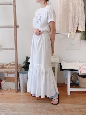 「VERMEIL par iena（ヴェルメイユパーイエナ）のアイテム」を使った、the roughさん（レディース・162cm）の春コーディネート