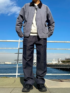 「SHIPS any（シップス エニィ）のアイテム」を使った、moppiさん（メンズ・160cm）の冬コーディネート