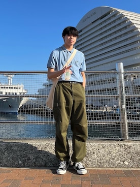 Makotoさんの「The Fred Perry Shirt - M3600／フレッドペリーポロシャツ」を使ったコーディネート