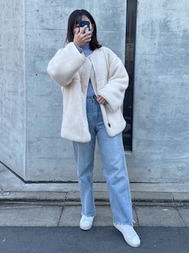 「Chico（チコ）のアイテム（その他アウター）」を使った、®️さん（レディース・158cm）の冬コーディネート