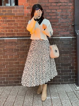 「Chico（チコ）のアイテム（その他アウター）」を使った、®️さん（レディース・158cm）の冬コーディネート