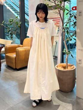 「骨格ナチュラル」｜anonさん（レディース・166cm）の夏コーディネート