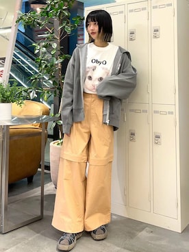 「PARKS PROJECT（パークスプロジェクト）のアイテム」を使った、anonさん（レディース・166cm）の冬コーディネート