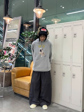 「77circa（ナナナナサーカ）のアイテム（トップス）」を使った、anonさん（レディース・166cm）の秋コーディネート