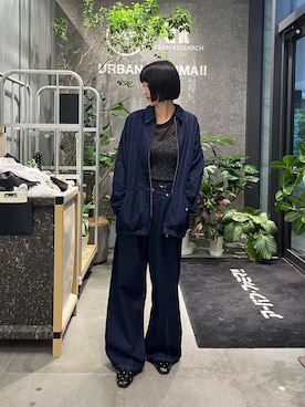 「アイテム（デニムジャケット）」を使った、anonさん（レディース・166cm）の夏コーディネート