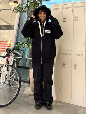 「MIDIUMISOLID（ミディウミソリッド）のアイテム」を使った、anonさん（レディース・166cm）の冬コーディネート