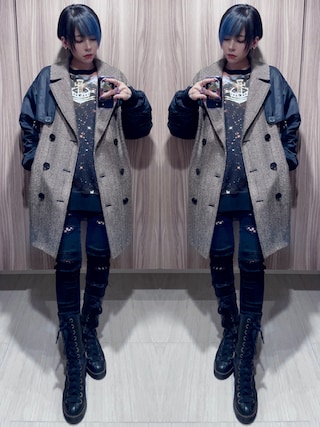 レディース PAMEO POSE GunFlap Coat MA-1 タイプ コート