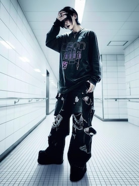 「アイテム（リング）」を使った、NNTNさん（レディース・163cm）の秋コーディネート