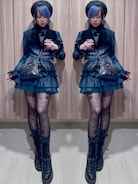 セクシーダイナマイトロンドン　フリルシャツワンピース　アトリエボズ セクシーダイナマイトロンドン セクシーダイナマイトロンドン フリル