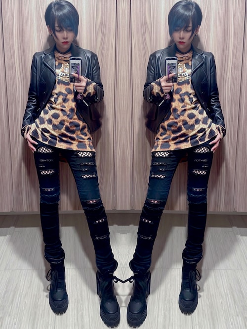 Vivienne Westwood レオパード 長袖 カットソー ヴィヴィアンウエストウッド 中古 / レオパードカットソー