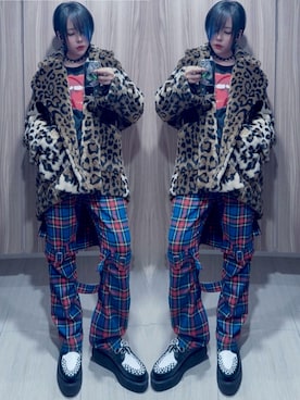 「YOSUKE（ヨースケ）のアイテム」を使った、NNTNさん（レディース・163cm）の冬コーディネート