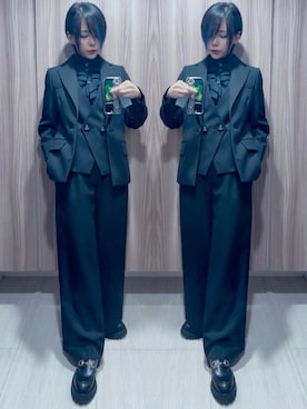 「GUCCI（グッチ）のアイテム」を使った、NNTNさん（レディース・163cm）の冬コーディネート