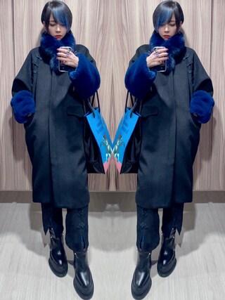 【新発売】 PAMEO POSE（パメオポーズ）の「Mandarin Coat Cocoon ジャケット・アウター