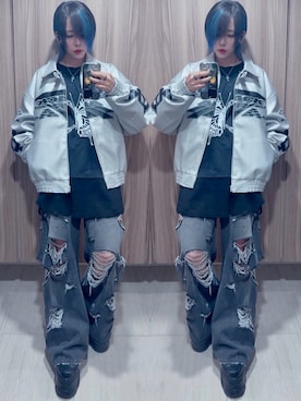 「Candy Stripper（キャンディストリッパー）のアイテム」を使った、NNTNさん（レディース・163cm）の春コーディネート