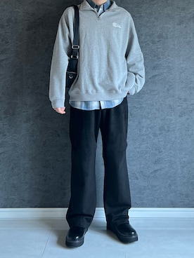 「アイテム（ハンドバッグ）」を使った、chika さん（メンズ・166cm）の秋コーディネート