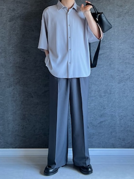 「DEVICE（デバイス）のアイテム」を使った、chika さん（骨格ナチュラル・メンズ・166cm）の夏コーディネート