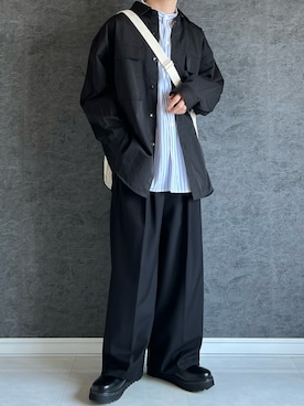 「SERACE（セラス）のアイテム（ジャケット/アウター）」を使った、chika さん（メンズ・166cm）の春コーディネート