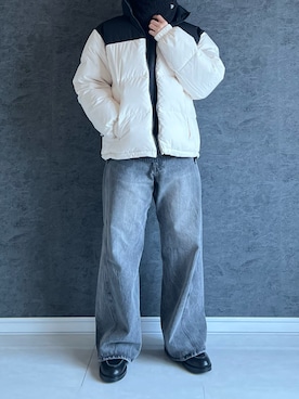 「アイテム（ネックウォーマー/スヌード）」を使った、chika さん（メンズ・166cm）の冬コーディネート