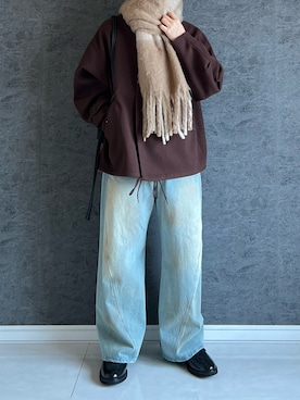 「NYLAUS（ナイラス）のアイテム」を使った、chika さん（メンズ・166cm）の冬コーディネート