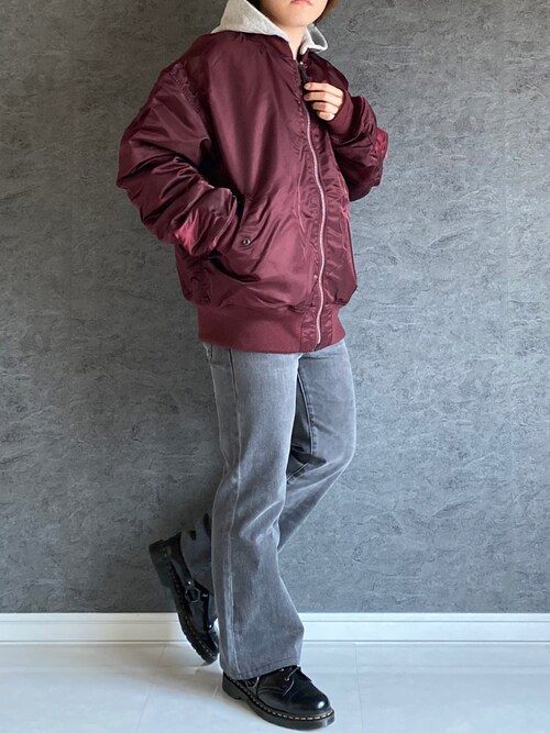 Chika ちか 低身長コーデさんのma 1を使ったコーディネート Zozotown