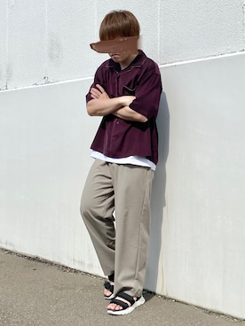 「アイテム（その他）」を使った、chika さん（メンズ・166cm）の夏コーディネート