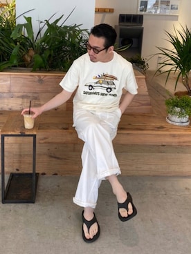 「サタデーズ ニューヨークシティ (Saturdays NYC)」｜hiroshi_utsumiさん（メンズ・178cm）の夏コーディネート