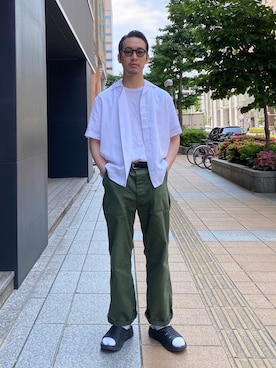 「サタデーズ ニューヨークシティ (Saturdays NYC)」｜hiroshi_utsumiさん（メンズ・178cm）の夏コーディネート