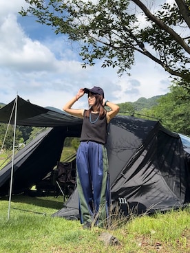 「アイテム（帽子）」を使った、ayummiyuさん（キッズ・134cm）の夏コーディネート
