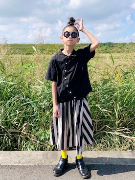 ひよ。こは。さん（キッズ・133cm・10代）の秋コーディネート