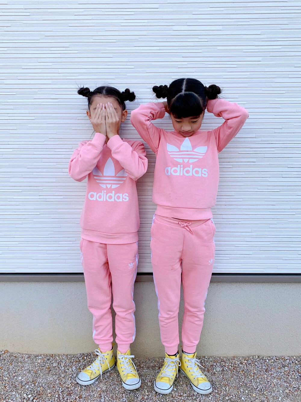 adidas（アディダス）の「クルー スウェットシャツ セットアップ [Crew