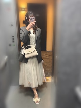 「RANDA（ランダ）のアイテム」を使った、Liccaさん（レディース・163cm）の夏コーディネート