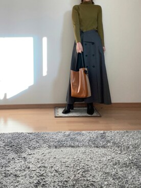 AMERI(アメリ)の「ASYMMETRY TRENCH SKIRT(スカート)」 - WEAR