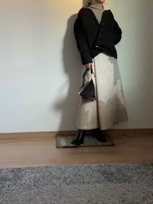 Ameri（アメリ）の「ANDREA ABSTRACT PAINT SKIRT（スカート）」 - WEAR