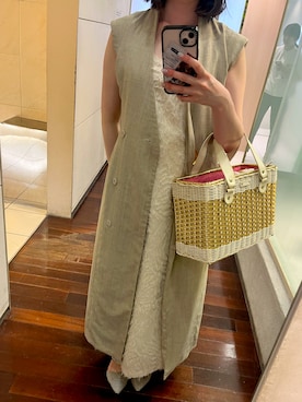 「N WITH.（エヌウィズ）のアイテム」を使った、Momoさん（レディース・155cm）の夏コーディネート