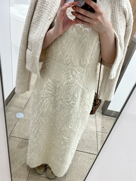 「アイテム（ノーカラージャケット）」を使った、Momoさん（レディース・155cm）の秋コーディネート